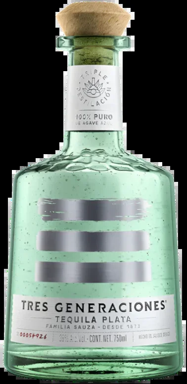 TRES GENERACIONES TEQUILA PLATA CENOBIOS BATCH 90PF 750ML