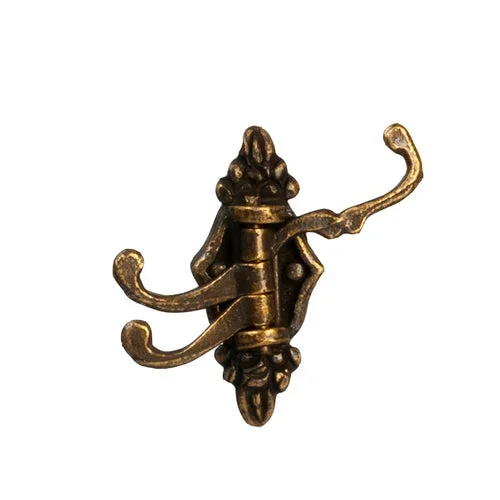 Triple Coat Hook Wall, Bronze
