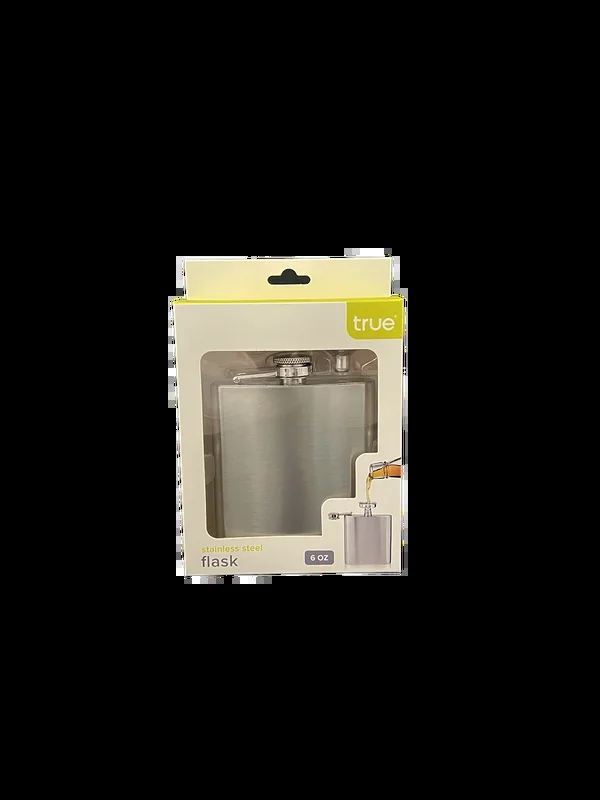 True Stainless Steel Flask 6OZ