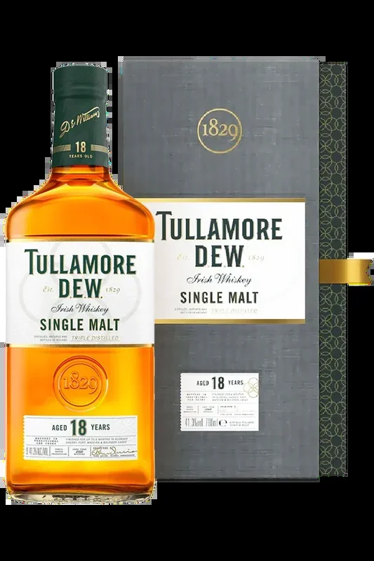 Tullamore Dew 18 Year Old Single Malt Irish Whiskey 750ml