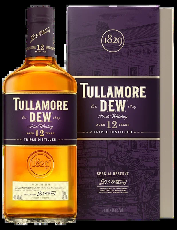 TULLAMORE DEW WHISKEY IRISH 12YR 750ML