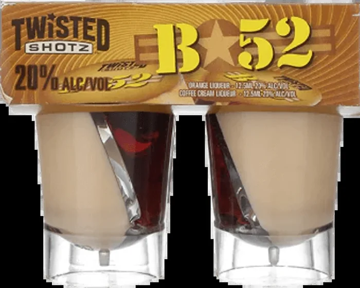 Twisted Shotz ‘B 52’ Orange and Coffee Cream Liqueur (100mL)