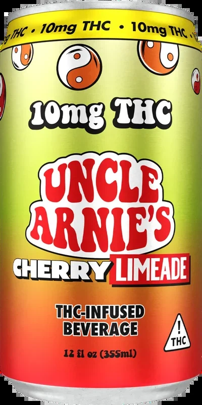 Uncle Arnies Cherry Limeade THC Infused Beverage (354mL)