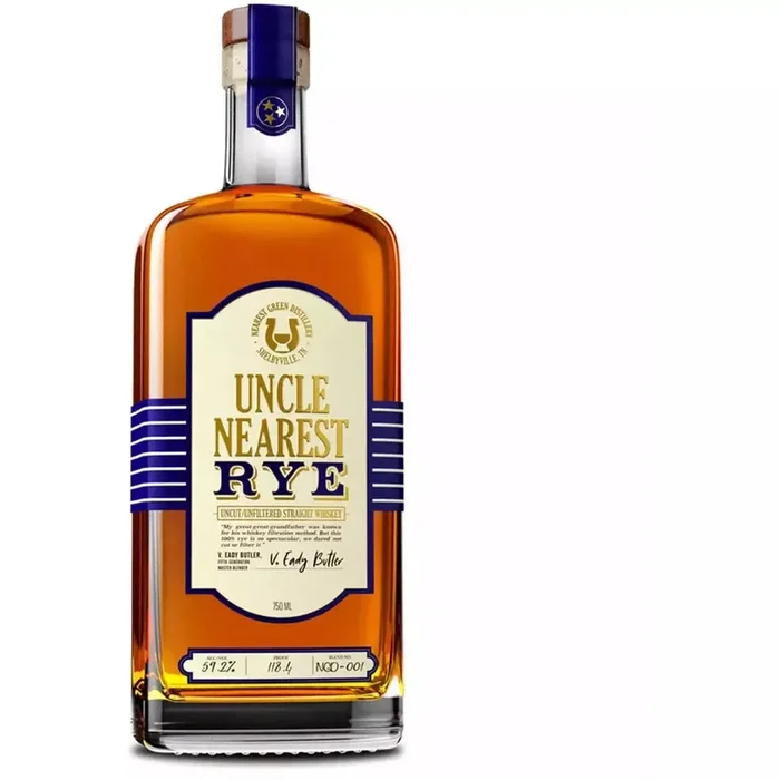 Uncle Nearest Straight Rye Whiskey 750ml