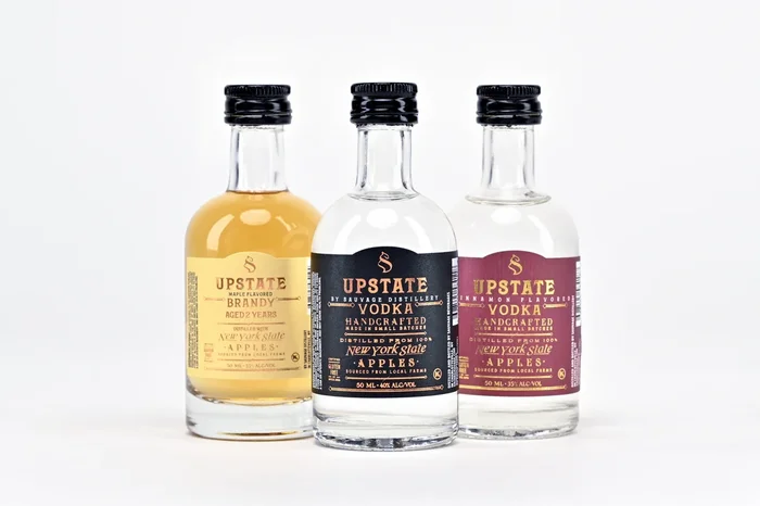 Upstate 18-Bottle 50ml Party Pack (Classic, Cinnamon, and Maple Brandy mix)