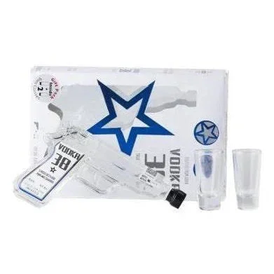 Vodka 38 Pistol Gift Pack With 2 Shot Glasses