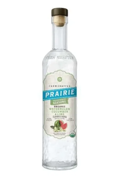 Vodka Prairie 750ml Sust.Seas. Watermelon, Cucumber & Lime