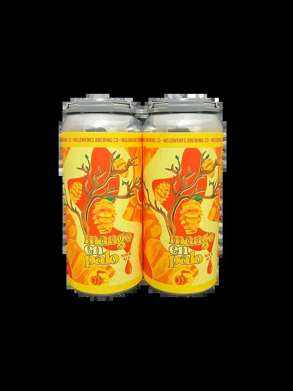 Weldwerks Mango En Palo Sour 4 Pack Cans