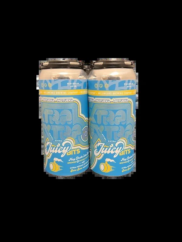 Weldwerks Motueka Extra Extra Juicy Bits Hazy DIPA 4 Pack Cans