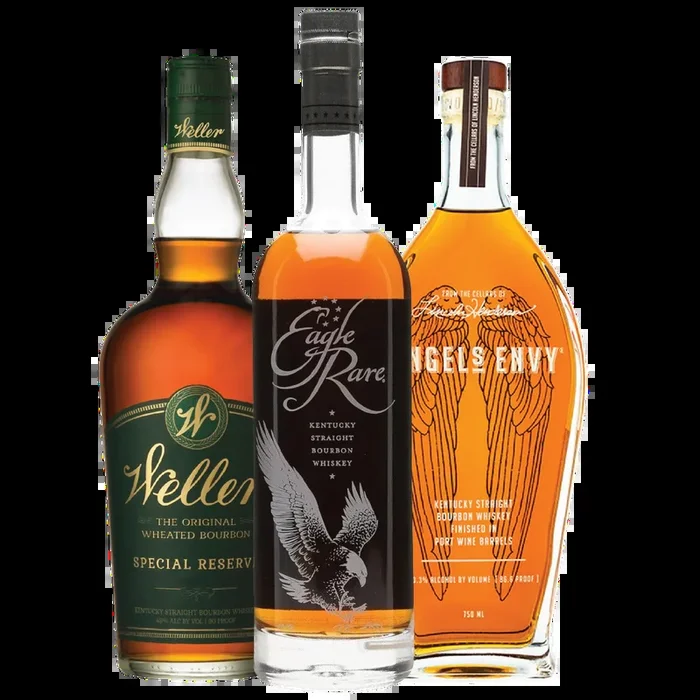 Weller Special Reserve, Eagle Rare and Angel’s Envy Bourbon Package
