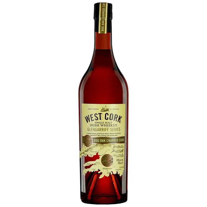 West Cork Glengarriff Series Bog Oak Charred Cask Irish Whiskey