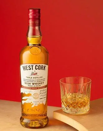Whiskey Irish West Cork Triple Distilled Bourbon Cask