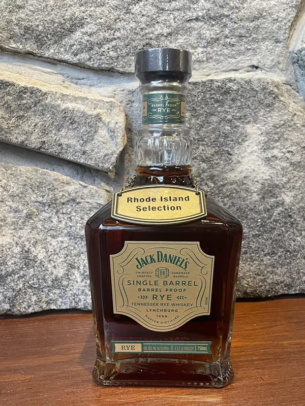 Whiskey Rye Jack Daniels Single Barrel Barrel Proof Rhode Island Selection