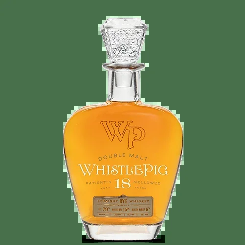 WhistlePig Double Malt 18 Year Old Straight Rye Whiskey