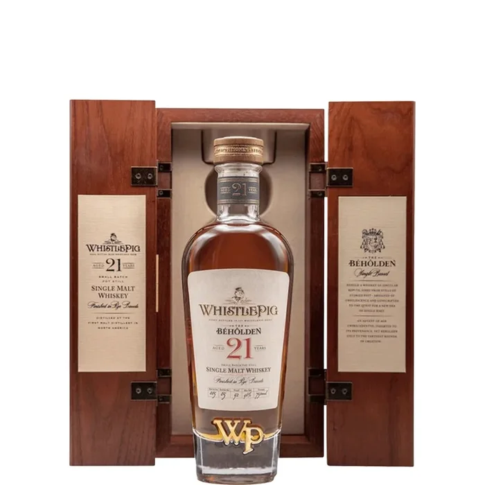 Whistlepig Single Malt Whiskey The Beholden Finished In Rye 21 Year