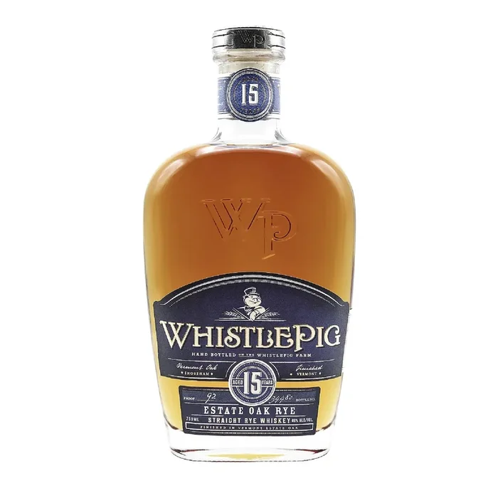 Whistlepig Straight Rye Whiskey Finished In Vermont Estate Oak 15 Year