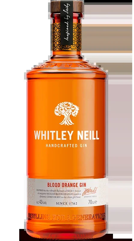 WHITLEY GIN DRY BLOOD ORANGE FLAVOR UNITED KINGDOM 750ML