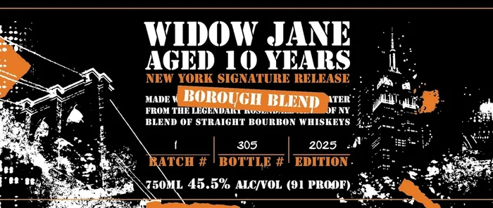 Widow Jane 10 Year Bourbon – Borough Blend (New York Signature Release)