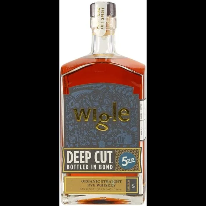 Wigle Deep Cut 5 year Old Bottled in Bond Rye Whiskey