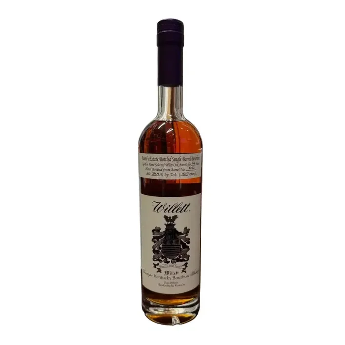 Willett Single Barrel Bourbon 14 Year Old Barrel #1222 113.8 Proof – Sourced Distillate Wooden Cork Selection