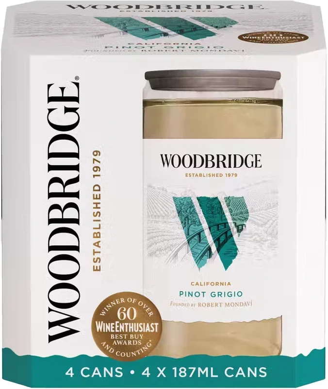 Woodbridge Pinot Grigio 187ml 4pk Can