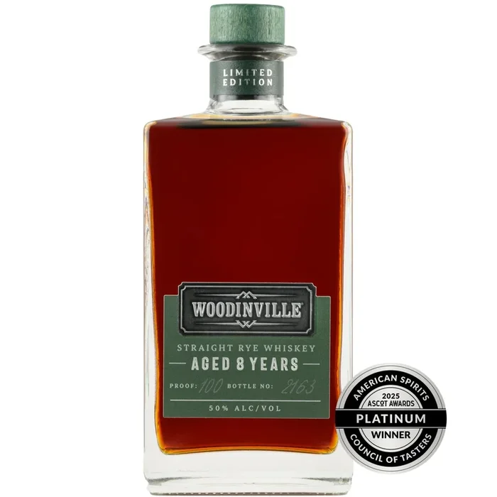 Woodinville Whiskey Co. Straight Rye Whiskey – 8 Years Limited Edition