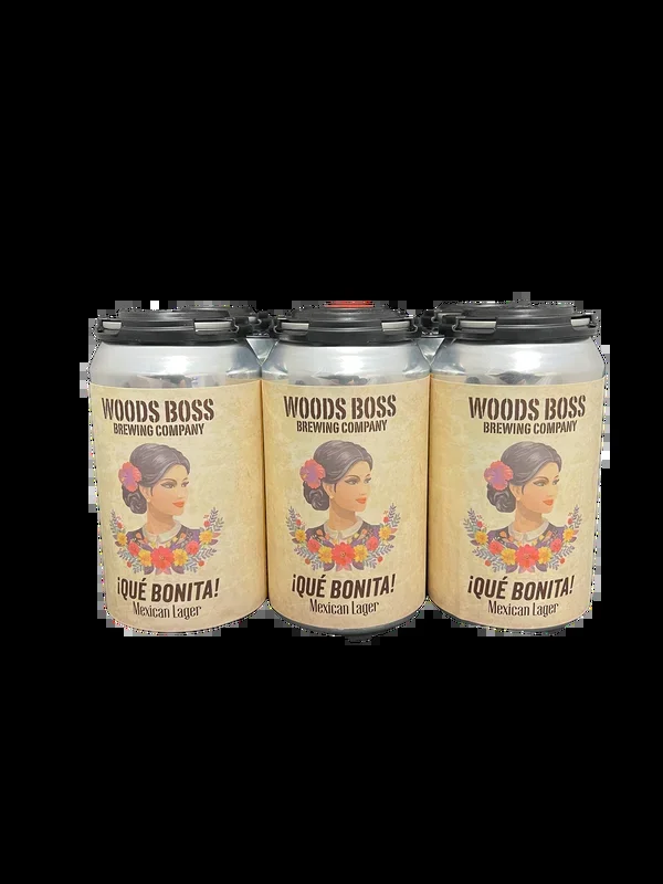 Woods Boss Que Bonita! Mexican Lager 6 Pack Cans