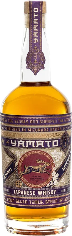 Yamato Year Of The Rabbit Mizunara Cask Japanese Whisky 750ml
