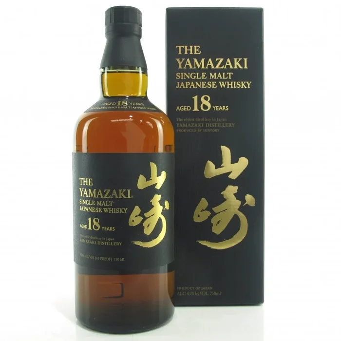 Yamazaki 18YR Old Single Malt Japanese Whisky 750ml