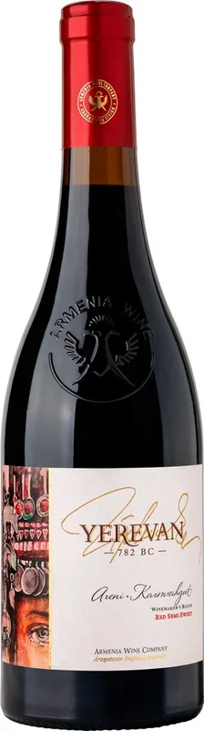 Yerevan Areni Karmrahyut Red Semi Sweet Wine 750ml