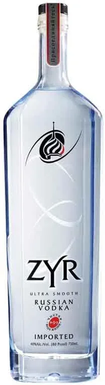 ZYR VODKA ULTRA SMOOTH RUSSIAN 375ML